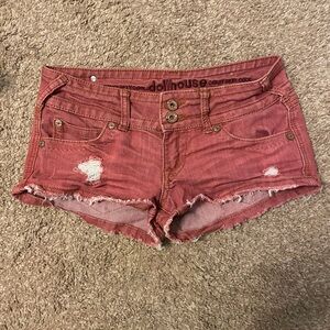 Dollhouse jean shorts